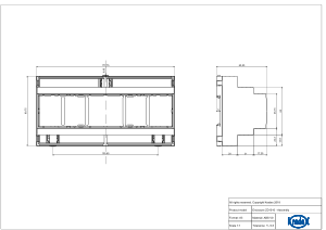 ZD1010: Enclosures modular for din rail